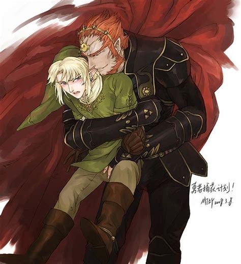 ganondorf x link|ganondorf x link fanart.